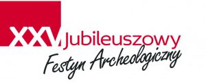 logo jubileuszowe XXV Festynu Archeologicznego